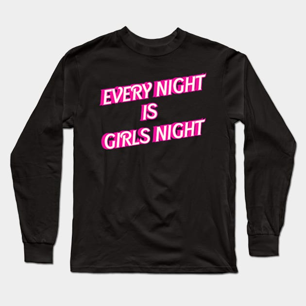 Every Night Is s Night Long Sleeve T-Shirt by kawaiiness